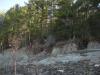 Outcroppings on the eastern shore