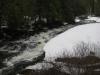 Foamy lower falls