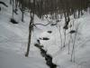 Narrow creek above the falls