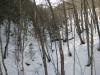 A slowly melting gorge