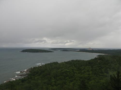 North towards Marquette from Sugarloaf