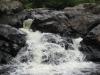 Close view of one of the cascades