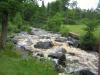 Gushing lower falls