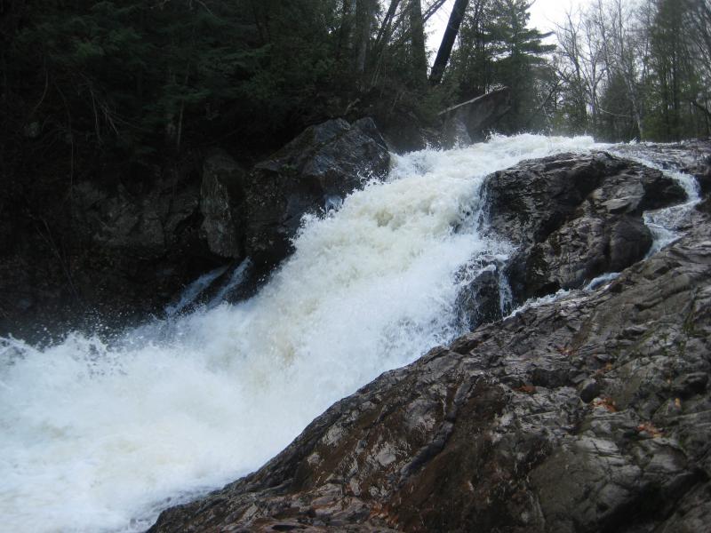A sudden, roaring plunge