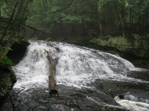 Next to Upper Chocolay Falls