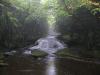 Picturesque drop into a deep pool