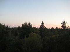 Looking south from the outcropping over Montreal River