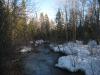 River heading up to the swamp