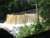 Brown sheet of Upper Tahquamenon Falls