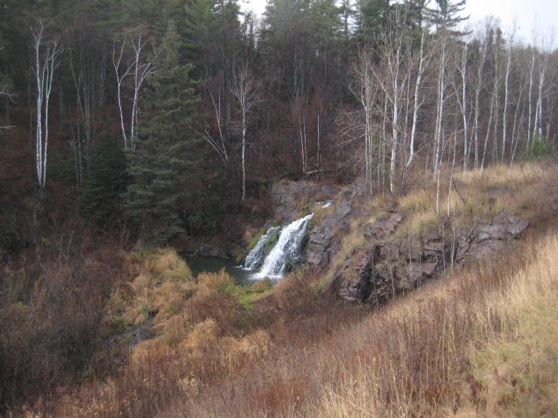 Down at Warner Falls from the road