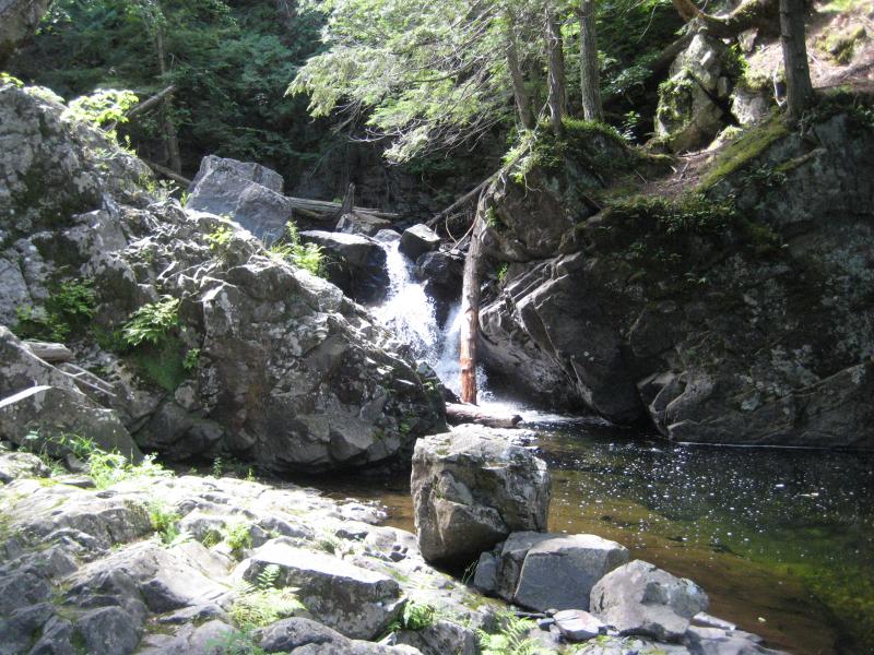 First view of the lower plunges