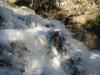 Piles of rocks and white water