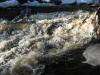 Frothing spring waters