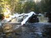 Snow on the main drop